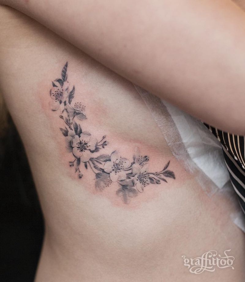Cherry Blossom Tattoo by Graffittoo