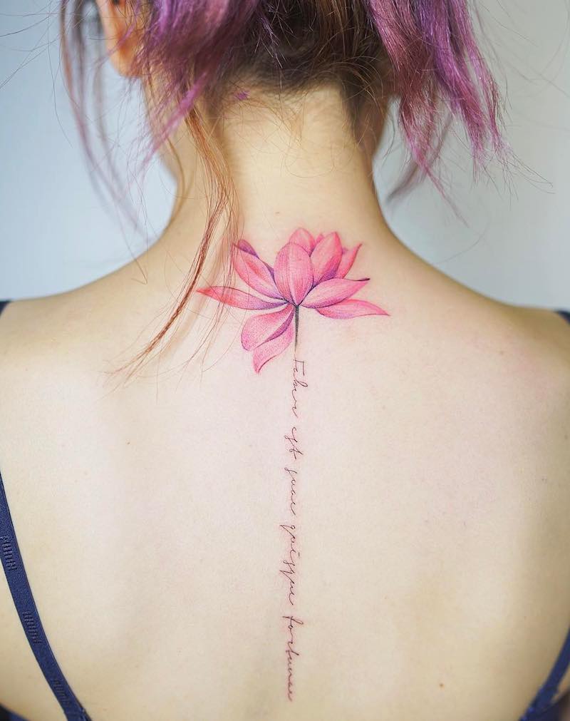 Lotus Tattoo by Nando Tattoo