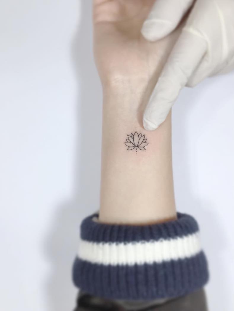 Lotus Tattoo by Playground Tattoo