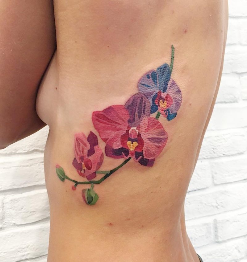 Orchid Tattoo by Rit Kit