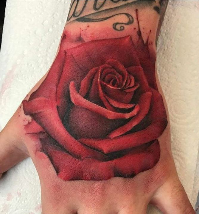 Rose Tattoo by Rachel Honeywell
