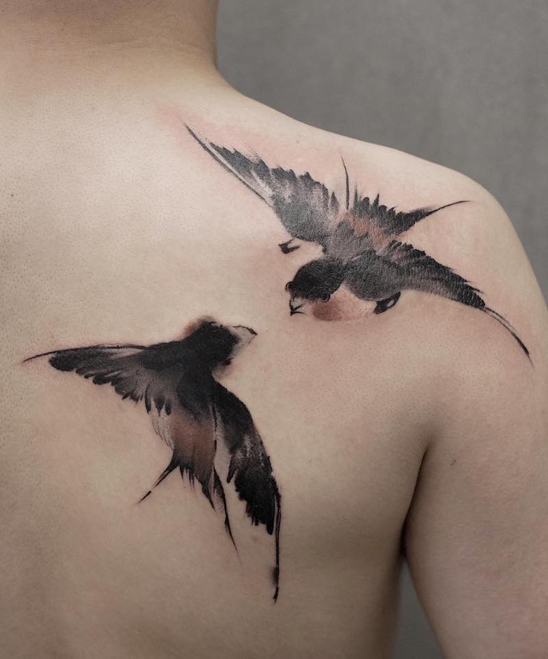 Swallow Tattoos Images 9