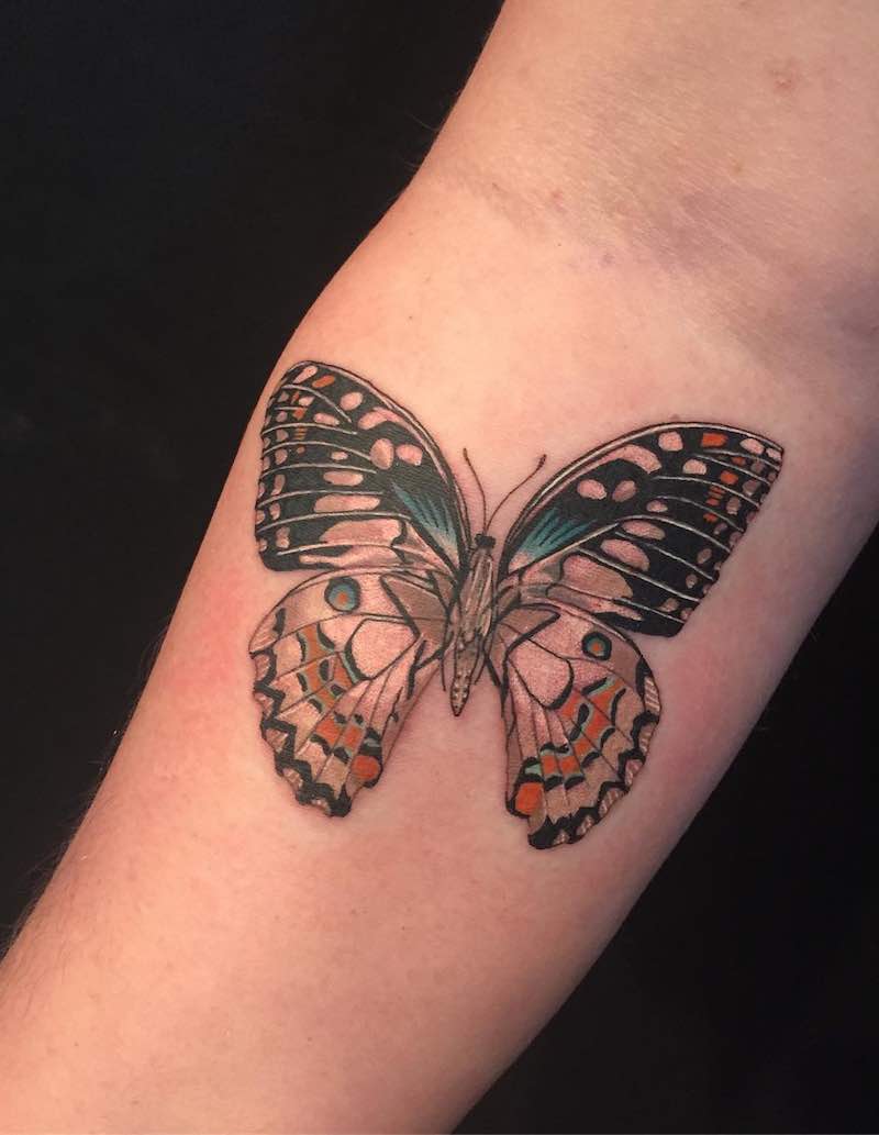 Butterfly Tattoo by Kevin Lewis